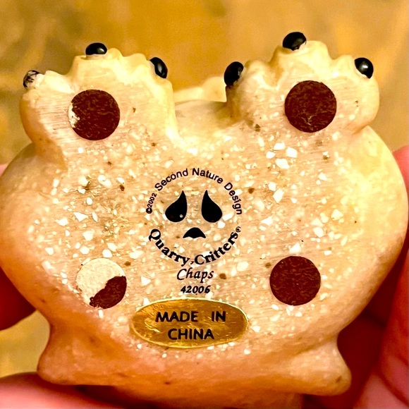 Quarry Critters Chaps the Chicken Faux Granite Figurine 3” Tall Collectible 2002 - Picture 6 of 6